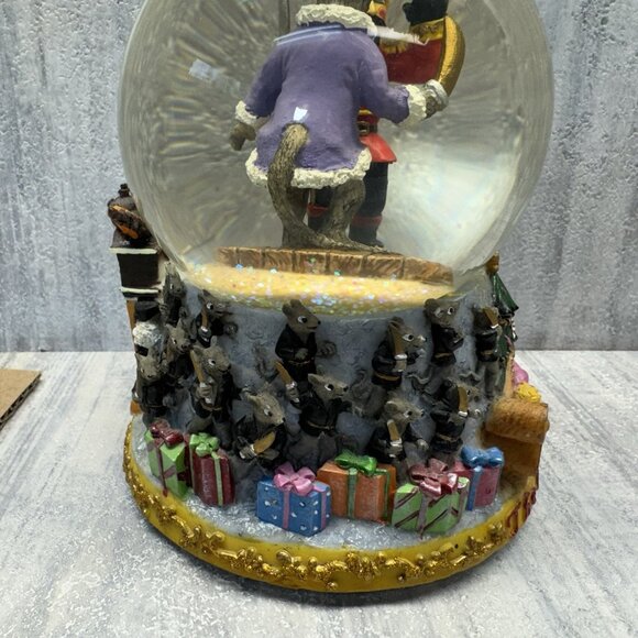 Nutcracker Suite March Musical Snow Globe Rat King Official Ballet Gift Sankyo - Picture 4 of 10